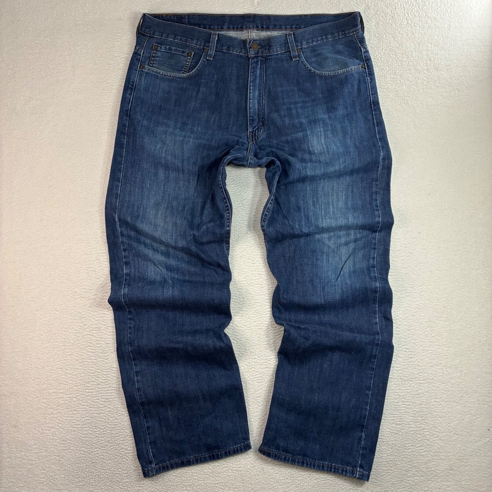 Levis‎ 569 Loose Straight Jeans Men 38x32 Blue Faded Skater Baggy Relaxed Y2K